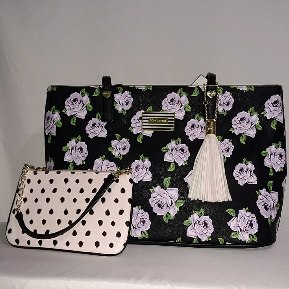 Betsey Johnson Tote and Small Handbag
